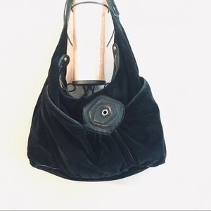 Authentic Mark Jacobs thin velvet material handbag